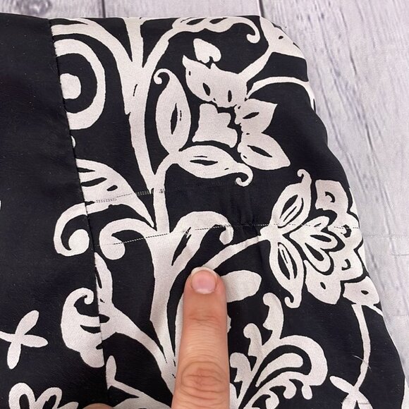 White House Black Market Black White Pure Silk Sweetheart Strapless Dress 6 - Picture 13 of 13